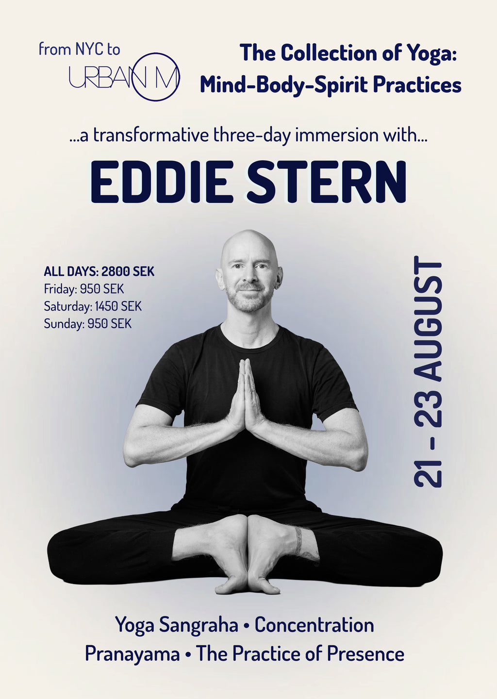 Weekend Workshop with Eddie Stern